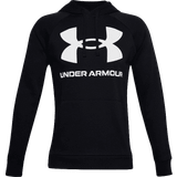 Under Armour Fleece Tøj Under Armour Rival Fleece Big Logo Hoodie - Black