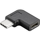 MicroConnect Kabeladaptere Kabler MicroConnect 90° Angled USB C-USB C 3.1 M-F Adapter