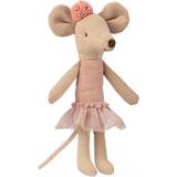 Tyggelegetøj Maileg Ballerina Mouse Little Sister 10cm