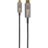 3,1 - Guld - Kabeladaptere Kabler MicroConnect USB C-HDMI 3.1 15m