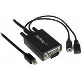 StarTech USB B micro Kabler StarTech Displayport Mini/USB Micro B- VGA/3.5mm M-F 3m