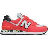New Balance 35 - Dame - Orange Sneakers New Balance 574 W - Vivid Coral with White