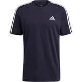 Adidas Herre Overdele adidas Essentials 3-Stripe T-shirt - Legend Ink