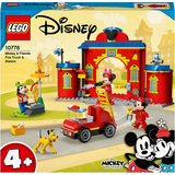 Mickey Mouse Lego Lego Disney Mickey & Venners Brandstation & Brandbil 10776