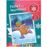 Malebøger Unicorn Paint by Numbers Winter