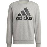 Adidas Grå Overdele adidas Essentials Big Logo Sweatshirt - Medium Grey Heather/Black