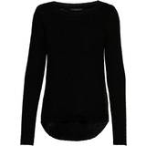 Only 4 Overdele Only Texture Knitted Pullover - Black