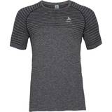 Odlo Polyester Overdele Odlo Seamless Element T-shirt Men - Grey Melange
