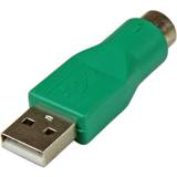 Grøn - Kabeladaptere Kabler StarTech USB A-PS/2 2.0 M-F Adapter