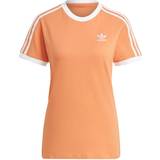 8 - Orange Overdele adidas Women's Adicolor Classics 3-Stripes Tee - Hazy Copper