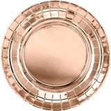 PartyDeco Plates Rose Gold 6-pack