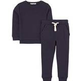 Blå Sweatshirts Børnetøj Minymo Sweat Set 2-pack - Dark Navy (5751 778)
