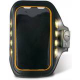 Orange Sportsarmbånd Ksix LED Sport Armband for Smartphone upto 4"