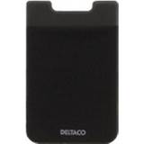 Deltaco Læder/Syntetisk Mobiltilbehør Deltaco Adhesive Credit Card Holder MCASE-CH001