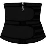 Sort Korsetter Waist Trainer with Two Bands - Black