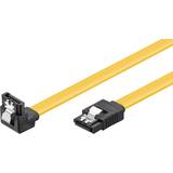 Flad - SATA-kabel Kabler Goobay SATA - SATA Angled M-M 0.5m