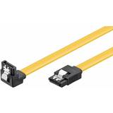 Flad - SATA-kabel Kabler Goobay SATA - SATA Angled M-M 0.3m
