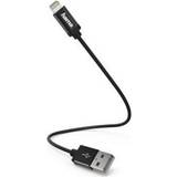 Hama Kvadratisk Kabler Hama Essential Line USB A-Lightning 2.0 0.2m