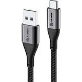Kvadratisk - Sølv - USB-kabel Kabler Alogic USB A-USB C 2.0 3m