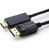 HDMI - PVC Kabler MicroConnect Displayport-HDMI 1.2 2m