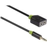 Nedis 3.5mm-2x3.5mm Splitter M-F 0.2m