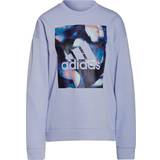 26 - Lilla - Polyester Overdele adidas Women's U4U Soft Knit Sweatshirt - Violet Tone