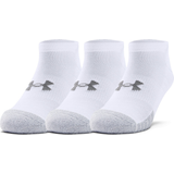 Under Armour Hvid Undertøj Under Armour HeatGear Tech No Show Socks 3-pack - White/Graphite