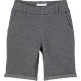 Name It Cotton Sweat Shorts - Grey/Dark Grey Melange (13189344)