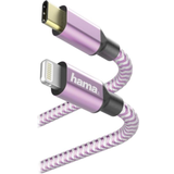 Kabeladaptere - Lilla Kabler Hama Prime Line USB C-Lightning 2.0 1.5m