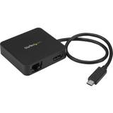 Thunderbolt til gigabit ethernet adapter StarTech DKT30CHD USB C - HDMI/USB C/RJ45/USB A Adapter M-F 0.3m