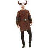 Viking Udklædningstøj Smiffys Deluxe Viking Barbarian Costume Brown