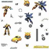 Bumblebee transformers RoomMates Transformers Bumblebee Peel & Stick Wall Decals