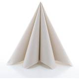 Paper Napkins Textile Sand 40x40cm 12-pack
