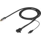 VivoLink Kabeladaptere - Sort Kabler VivoLink USB A-HDMI/HDMI M-F 2m