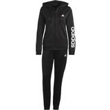 Dame - Slim Jumpsuits & Overalls adidas Essentials Logo French Terry Tracksuit Women - Black/White