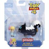 Plastlegetøj - Toy Story Legetøjsbil Mattel Minis Bo Peep & Skunkmobile