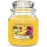 Yankee Candle Paraffin Lysestager, Lys & Dufte Yankee Candle Tropical Starfruit Medium Duftlys 411g