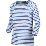 48 - Slids - Stribede Tøj Regatta Kimberley Walsh Polina Printed Long Sleeved T-shirt - White Stripe