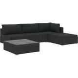 vidaXL 46784 Loungesæt, 1 borde inkl. 3 sofaer