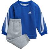 80 - Grå Tracksuits adidas Infant Future Icons 3-Stripes Jogger - Bold Blue Mel/White (H28837)