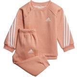 Babyer - Orange Tracksuits adidas Infant Future Icons 3-Stripes Jogger - Ambient Blush Mel/White (H28828)