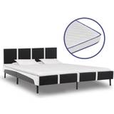180 cm Rammesenge vidaXL Bed with Memory Foam Mattress 68cm Rammeseng 180x200cm