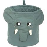Animals - Grøn Opbevaringskurve Roommate Elephant Storage Basket