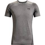 Grøn - L - Polyester T-shirts & Toppe Under Armour HeatGear Fitted Short Sleeve Men's