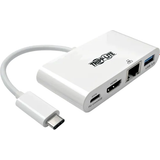 Cat5e - Nikkel Kabler Tripp Lite 4K USB C-USB C/HDMI/RJ45/USB A M-F 3.0 0.1m
