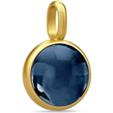 Julie Sandlau Sølv Charms & Vedhæng Julie Sandlau Prime Pendant - Gold/Sapphire Blue