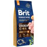 Frisk foder Kæledyr Brit Premium by Nature Adult M 15kg