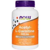 Hjerner Aminosyrer NOW Acetyl-L-Carnitine 500mg 100 stk