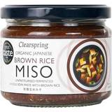 Kosher Krydderier, Smagsgivere & Saucer Clearspring Organic Japanese Brown Rice Miso Paste Unpasteurised 300g