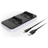 Dockingstation på tilbud Raptor-Gaming PS5 Dual Charging Station - Black/White